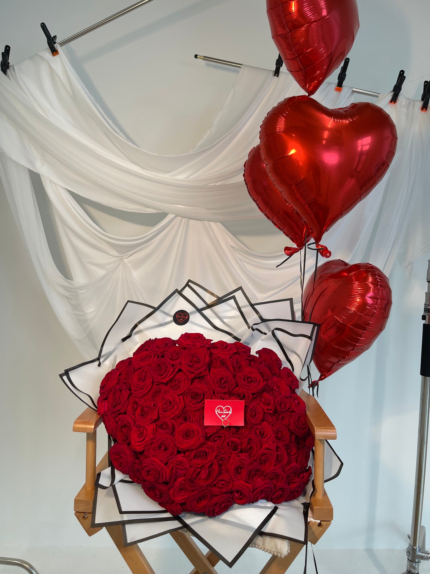 100 Naomi Red Rose Bouquet