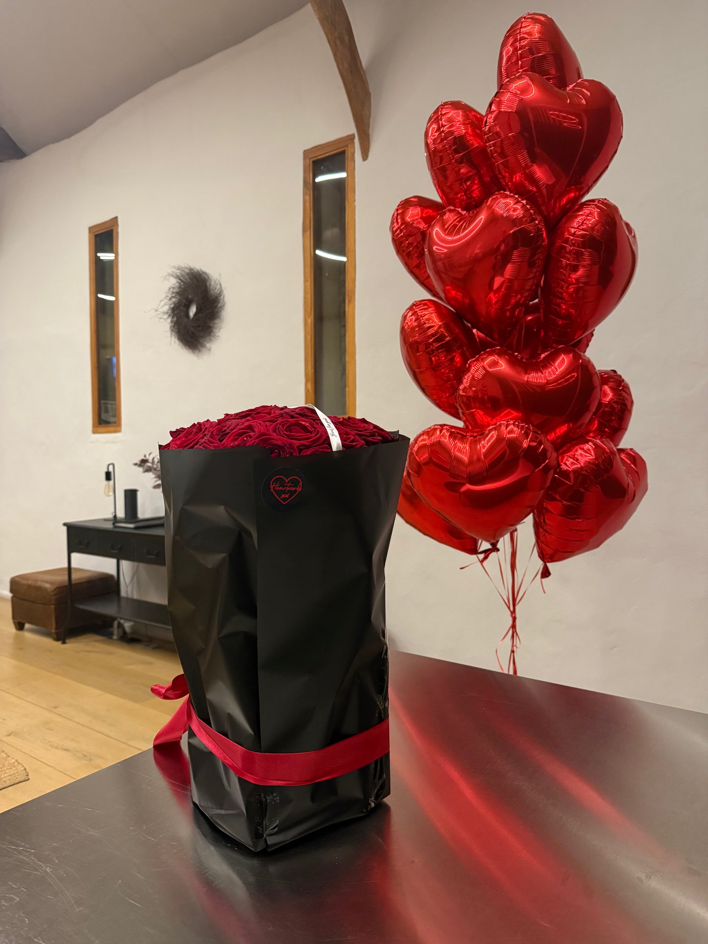 50 Red Rose Tower Of Love